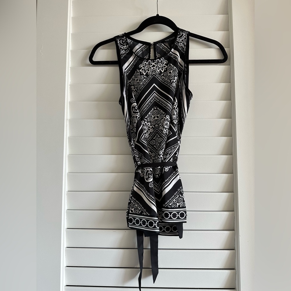 White House Black Market Scarf Top